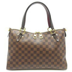 Louis Vuitton Limington Handbag Damier Ebene Brown Tassel Charm Strap